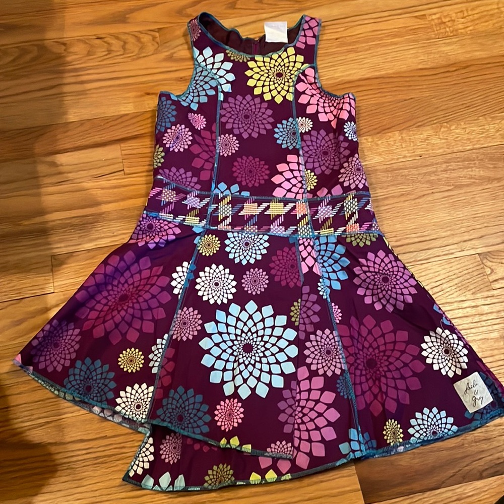 NWOT- Leila & Grey dress-size 11/12-purple-fun’s sun colorful-WOW!